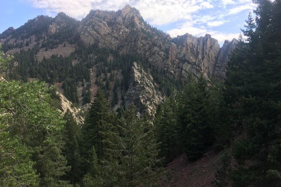 A stunning mountain scene in Colorado,