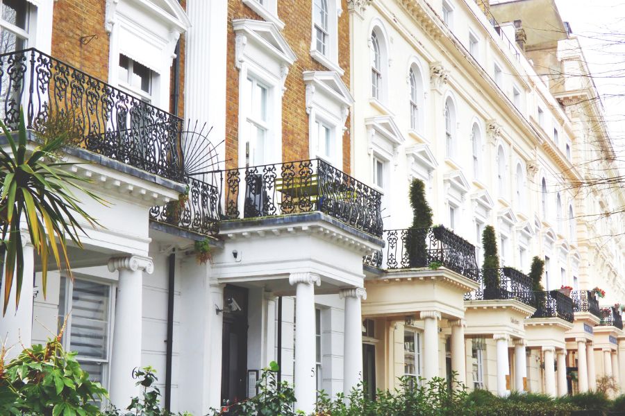 terraced houses