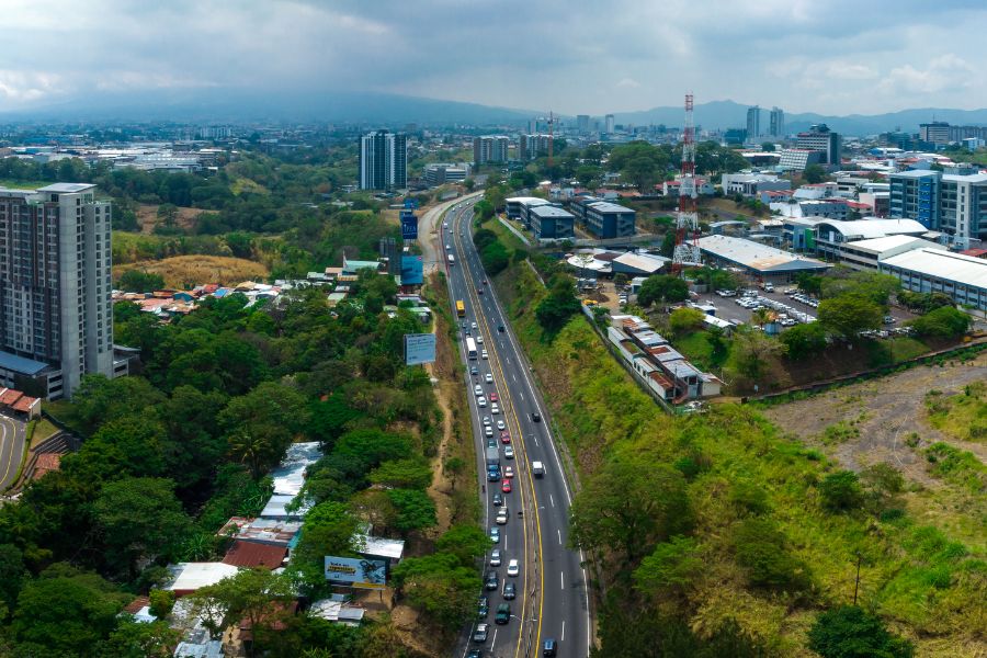 busy highway