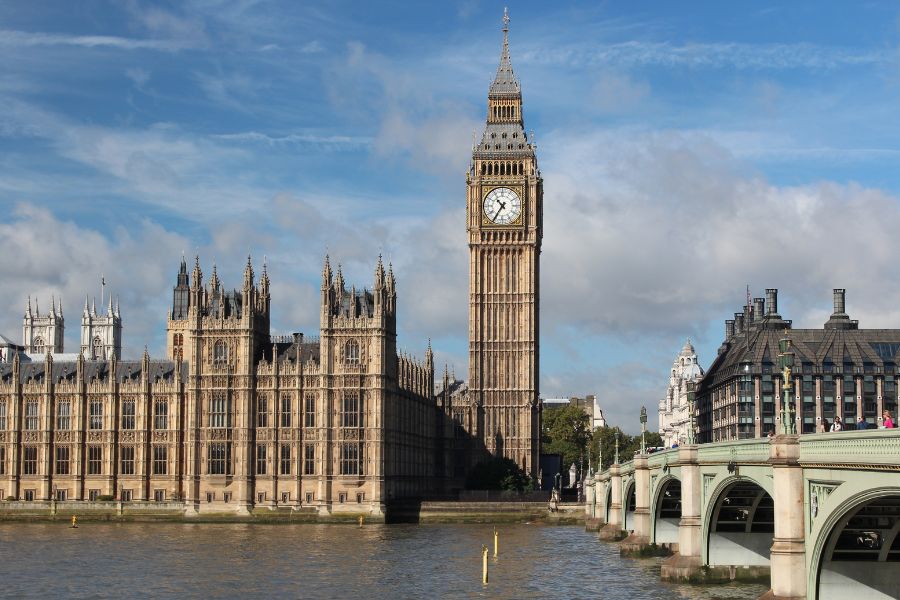 Houses of parliament, London