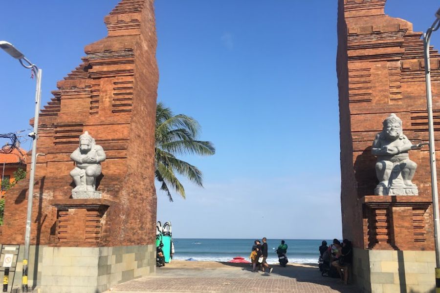 gateway to beach view