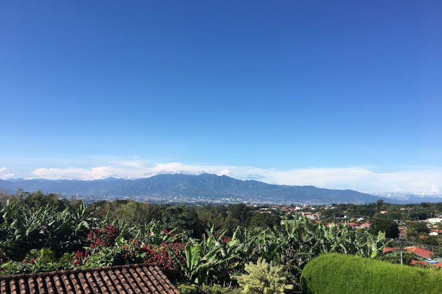 Sweeping view of San Jose in the distance