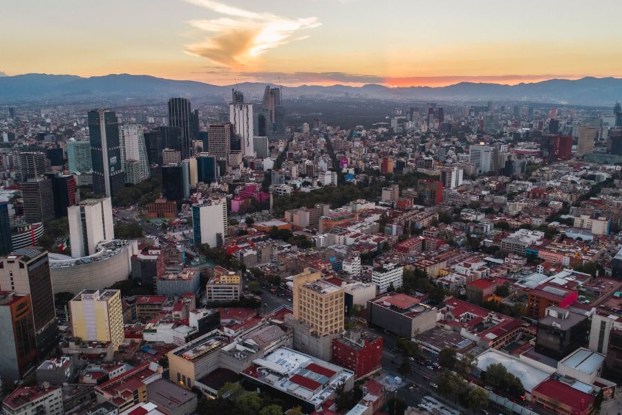 Mexico City Skyline