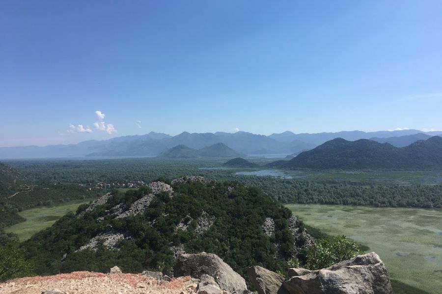 Stunning mountains and lakes