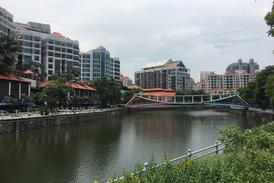 canal and bridge