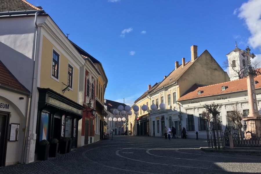 cobbled streets