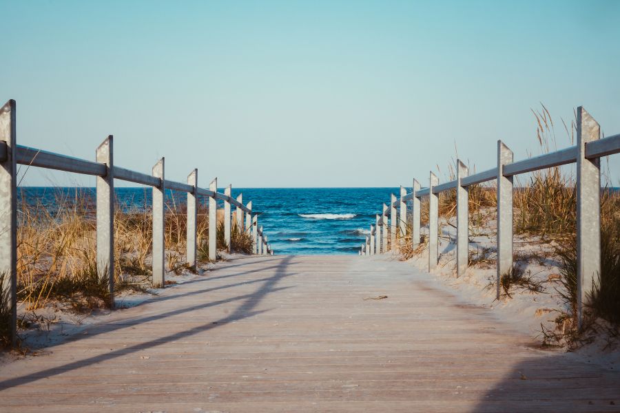 Beach walkway